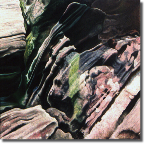 Rock Series 3 No.2 (2002)
50 x 50 cm
oil on canvas
(Sold)